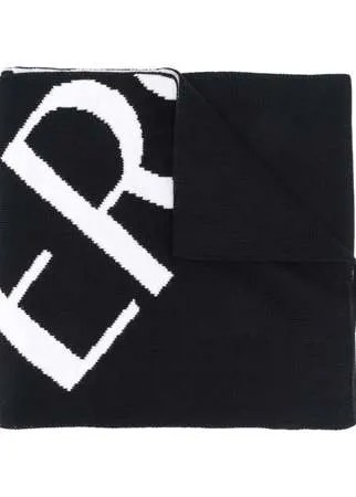 Versace шарф вязки интарсия с логотипом
