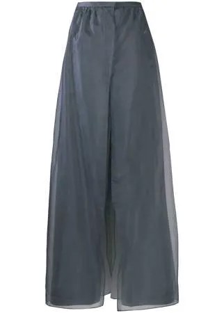 Giorgio Armani брюки со вставками из органзы