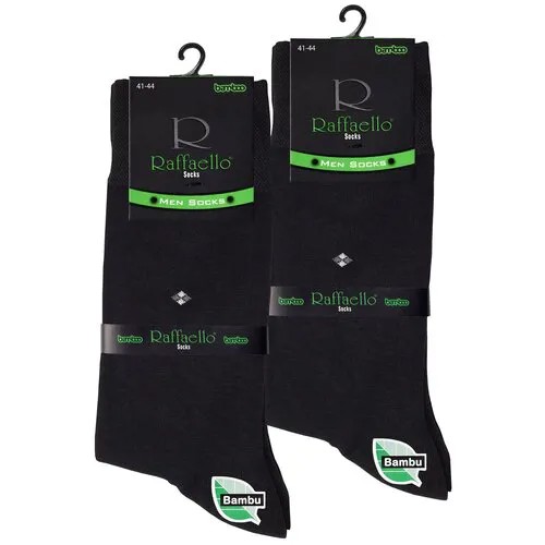 Носки Raffaello Socks, комплект, 2 пары, размер 41-44, темно-синий