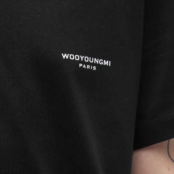 Футболка с логотипом Wooyoungmi Box, черный