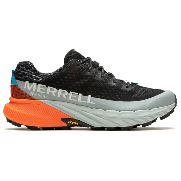 Кроссовки для бега по пересеченной местности Merrell Agility Peak 5 GTX, цвет Black/Tangerine