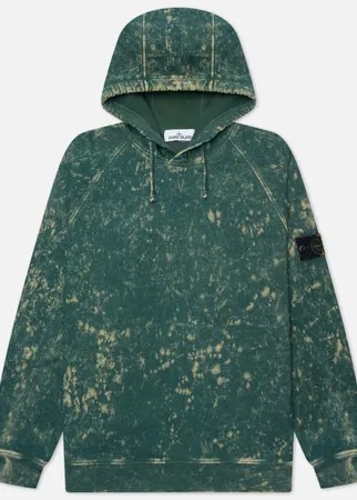 Мужская толстовка Stone Island Cotton Fleece Off-Dye OVD Treatment Hoodie, цвет зелёный, размер M