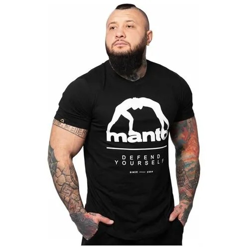 Футболка Manto, размер 52-XL RU, черный