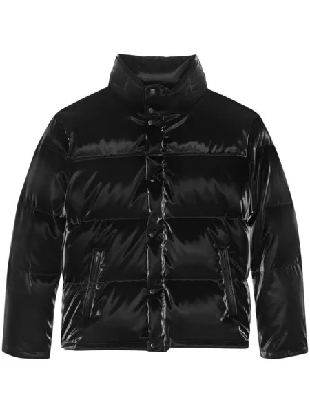 Saint Laurent пуховик оверсайз Doudoune, черный