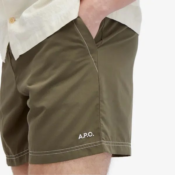 A.P.C. Шорты для плавания бобби, зеленый