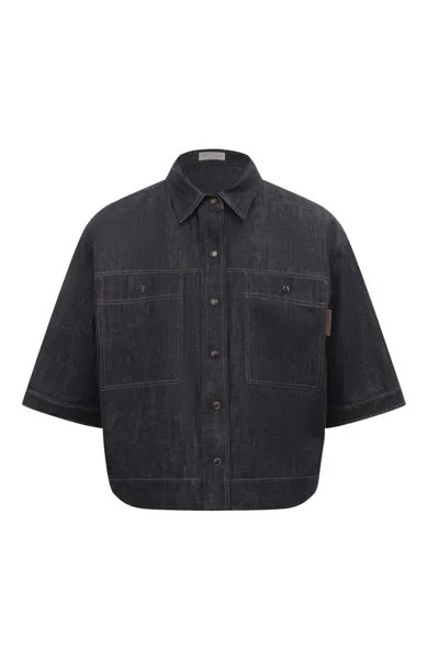 Джинсовая рубашка Brunello Cucinelli