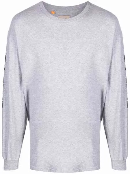 GALLERY DEPT. logo-print long-sleeve top