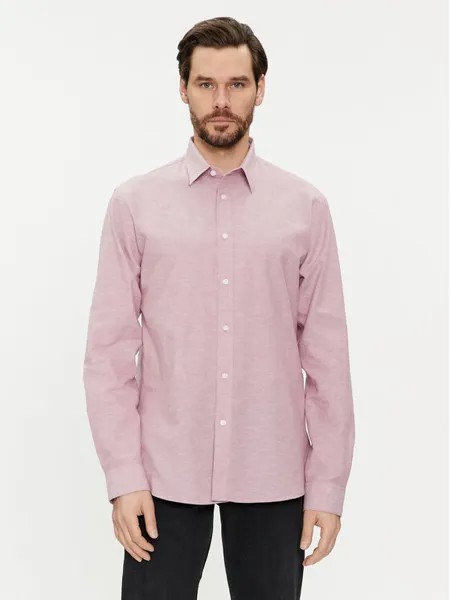 Рубашка стандартного кроя Selected Homme, розовый