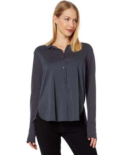 Рубашка Splendid 1/2 Button Paige Shirt, цвет Slate