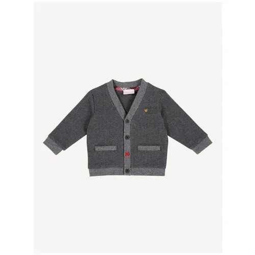 Кардиган CHICCO трикотажный, серый 96438, размер 080