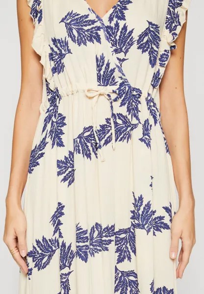Длинное платье Dress Lollys Laundry, кремово-белый
