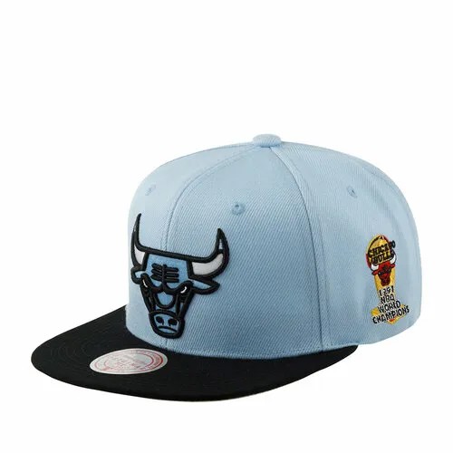 Бейсболка Mitchell & Ness, размер OneSize, голубой