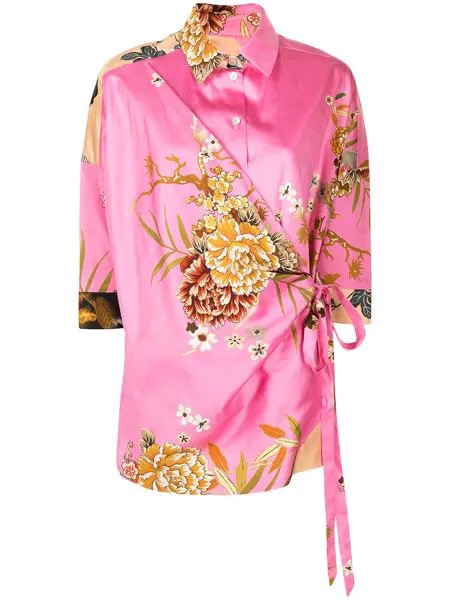 Antonio Marras блузка с цветочным принтом