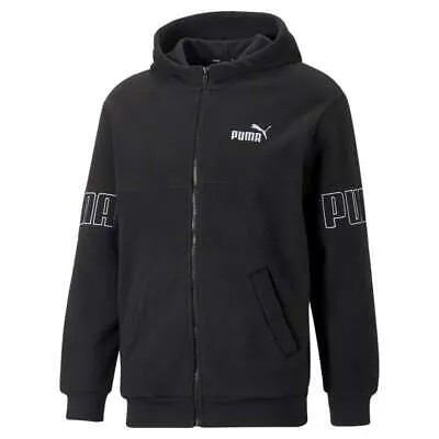 Puma 67082601 Mens Power Winterized Logo Толстовка с капюшоном на молнии во всю длину Пальто Куртки