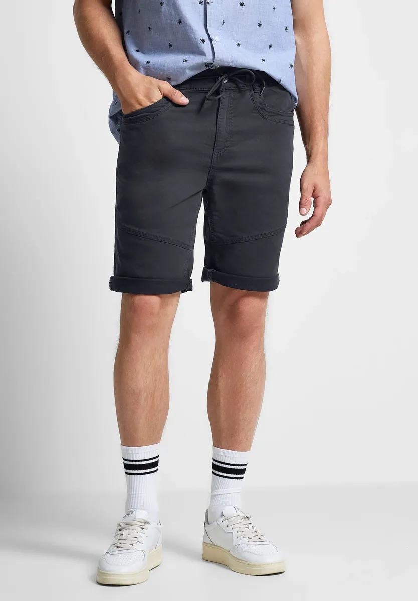 Шорты STREET ONE MEN, 5 карманов, синий