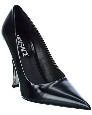 Женские кожаные туфли Versace Pin Point