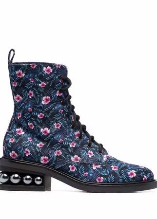 Nicholas Kirkwood ботинки Casati с цветочным принтом
