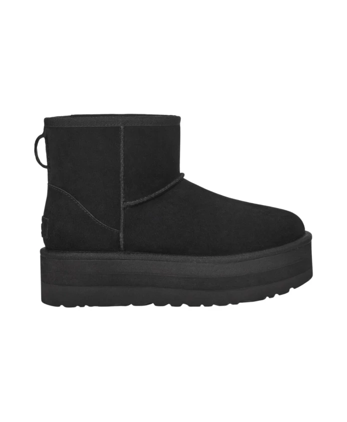 Мини Ботинки на платформе с клише Ugg, черный