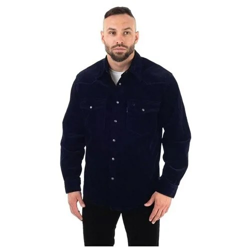 Рубашка мужская вельвет Montana 11041 Navy XL XL Темно-Синий