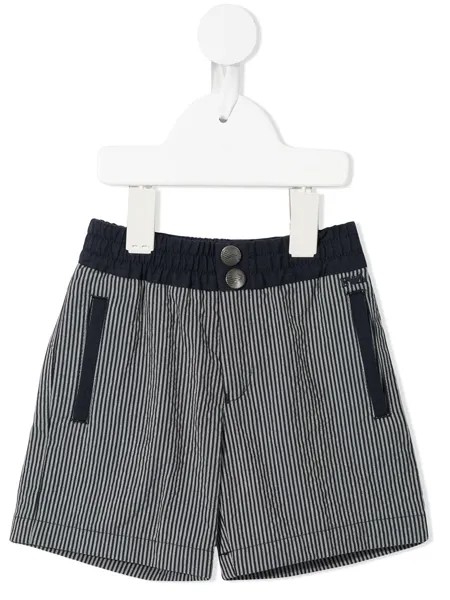 Emporio Armani Kids elasticated-waist striped shorts