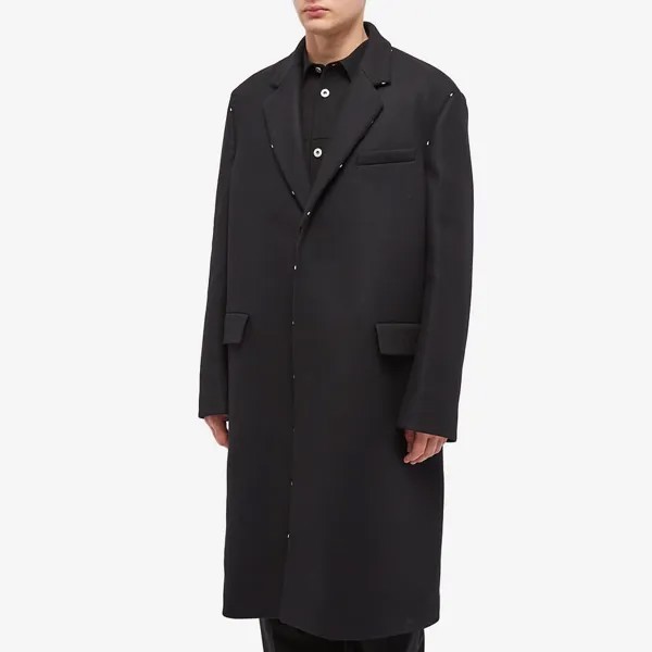 Длинное пальто с вышивкой Loewe