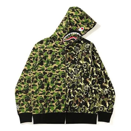 Толстовка Men's BAPE x UNKLE Crossover Zipper Camouflage, цвет camouflage