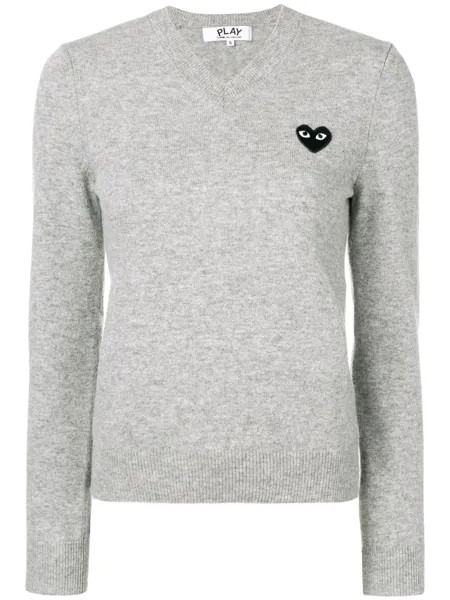 Comme Des Garçons Play свитер с пэтчем