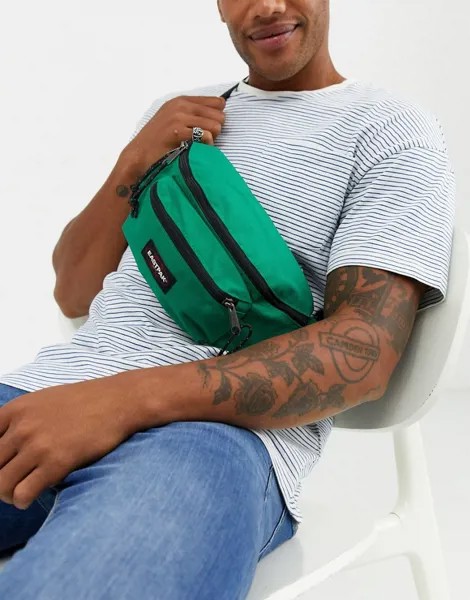 Зеленая сумка-кошелек на пояс Eastpak-Зеленый