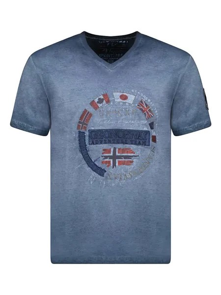 Футболка Geographical Norway, темно-синий