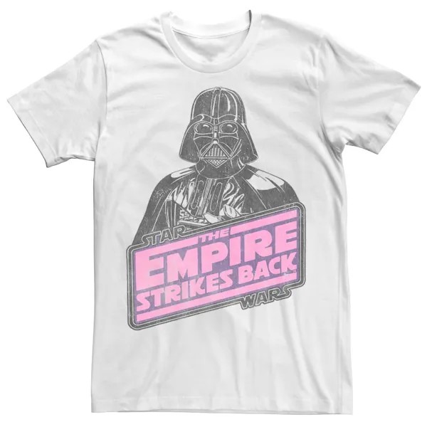 Мужская винтажная футболка с логотипом Вейдера «Звездные войны» Star Wars, белый