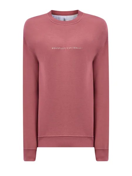 Хлопковый свитшот из коллекции Travelwear с вышивкой