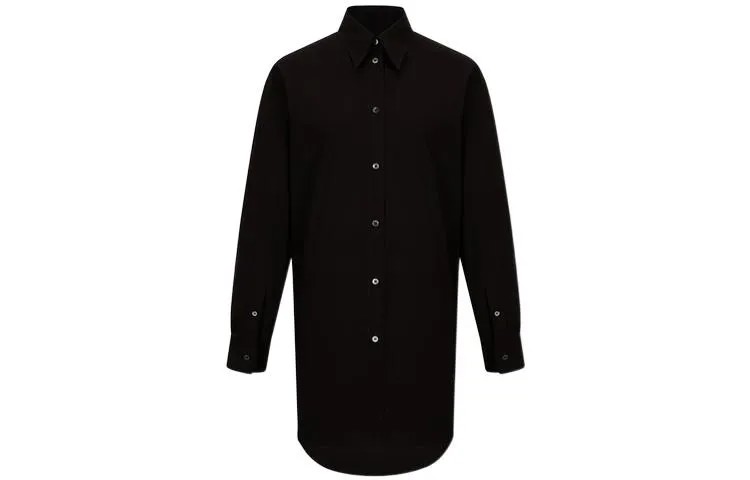 Рубашка женская черная Mm6 Maison Margiela