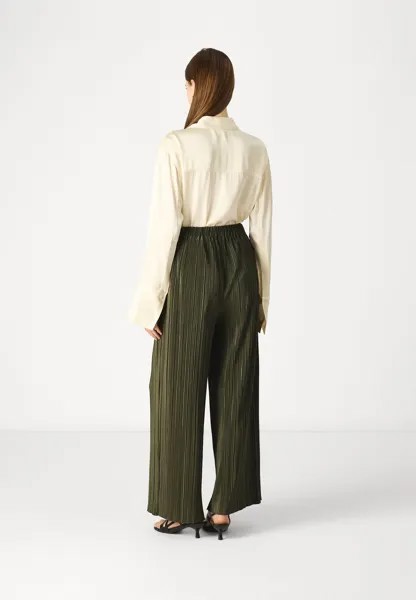 Тканевые брюки UMA TROUSERS Samsøe Samsøe, темно-зеленый