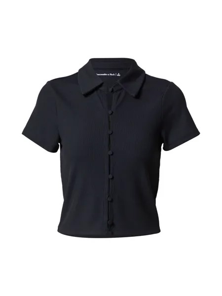 Рубашка Abercrombie & Fitch, черный