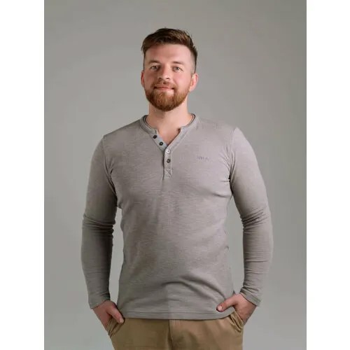 Лонгслив HYMY, размер 3XL, , тауп