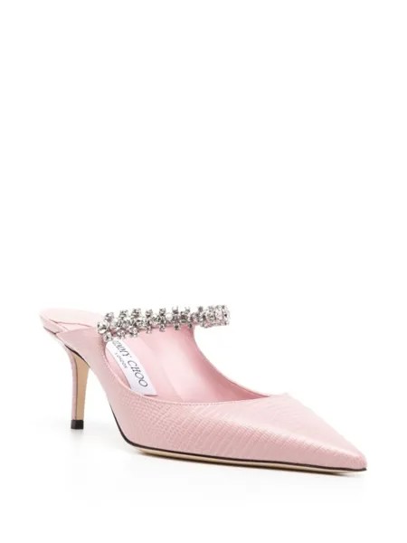 Jimmy Choo 65-мм мулы Bing, розовый