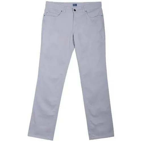 Брюки  Trussardi Jeans, повседневный стиль, размер 50, серый