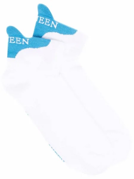 Alexander McQueen носки вязки интарсия