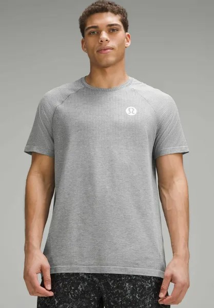 Базовая футболка Metal Vent Tech Short-Sleeve lululemon, цвет slate white