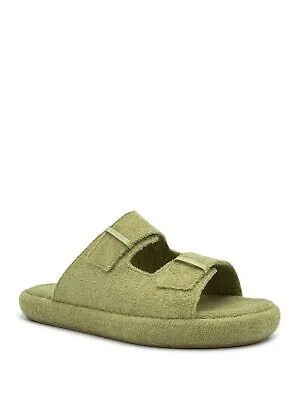 ILIO SMERALDO Женские зеленые шлепанцы Frankie Round Toe Platform Slip On Sandals 40