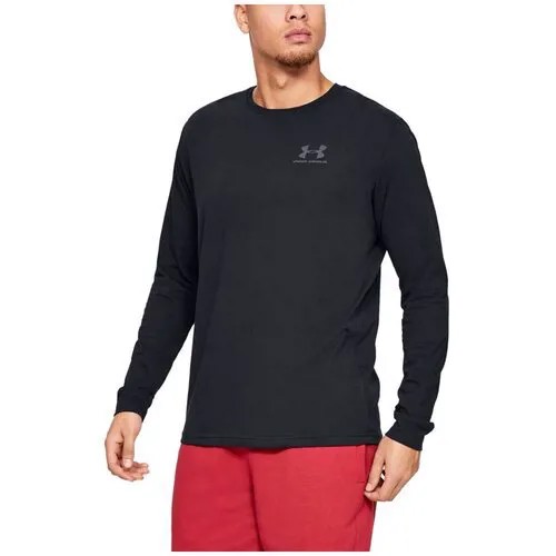 Футболка С Длинным Рукавом Under Armour Sportstyle Left Chest Ls Tee Черный 3Xl 1329585-001