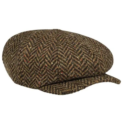 Кепка восьмиклинка HANNA HATS JP Tweed JP2, размер 61