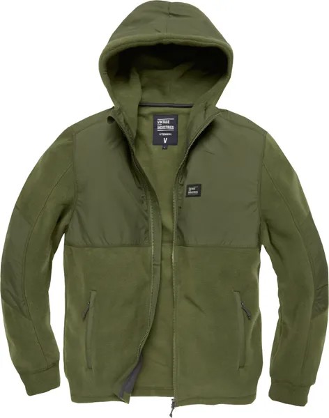 Куртка Vintage Industries Landell Polar Fleece, оливковая