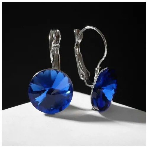 Серьги Mikimarket, бижутерный сплав, синий