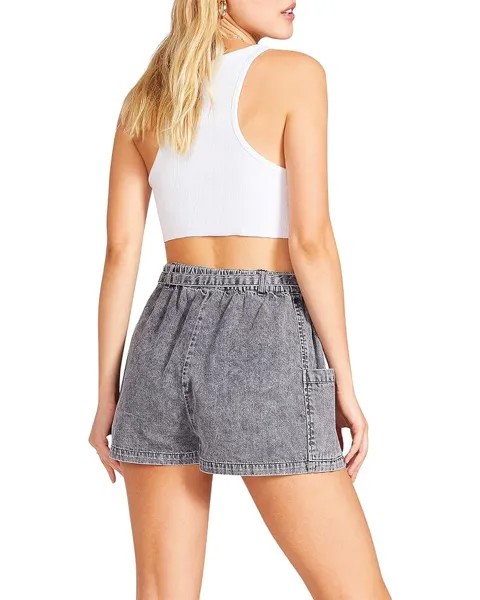 Шорты Steve Madden California Girls Shorts, цвет Washed Black