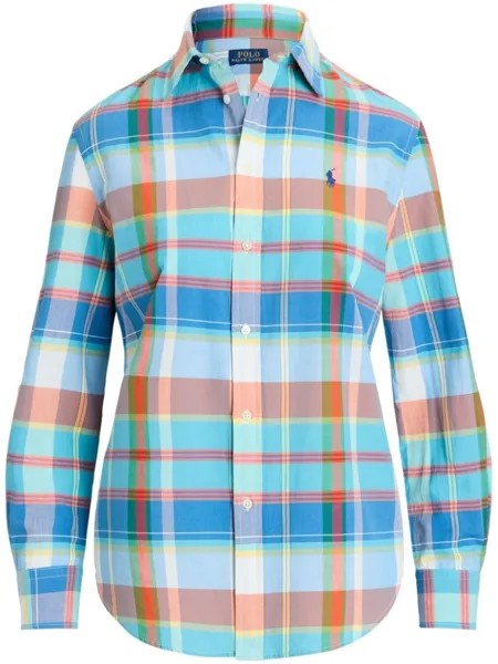 Polo Ralph Lauren рубашка Polo Pony в клетку, синий