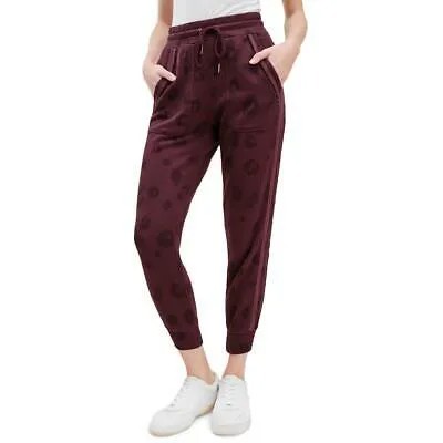 Великолепные женские удобные брюки-джоггеры с фиолетовым животным принтом Corina XS BHFO 1614