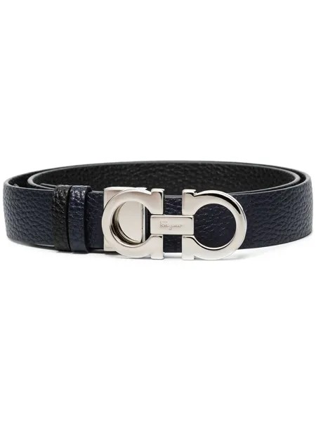 Salvatore Ferragamo двусторонний ремень Gancini