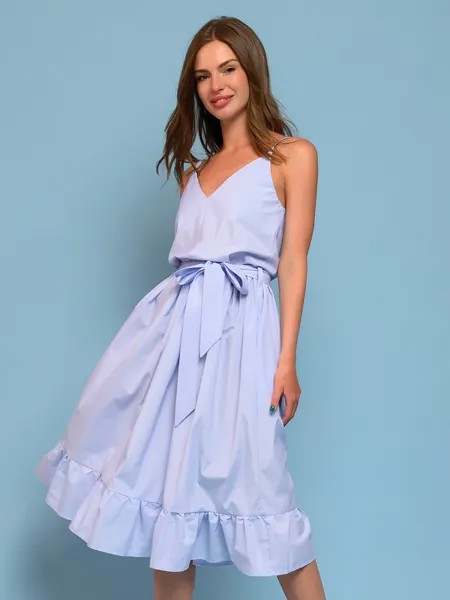Сарафан женский 1001dress 0132101-01532 голубой 42