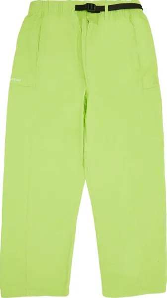 Брюки Supreme Belted Trail Pant Lime, зеленый